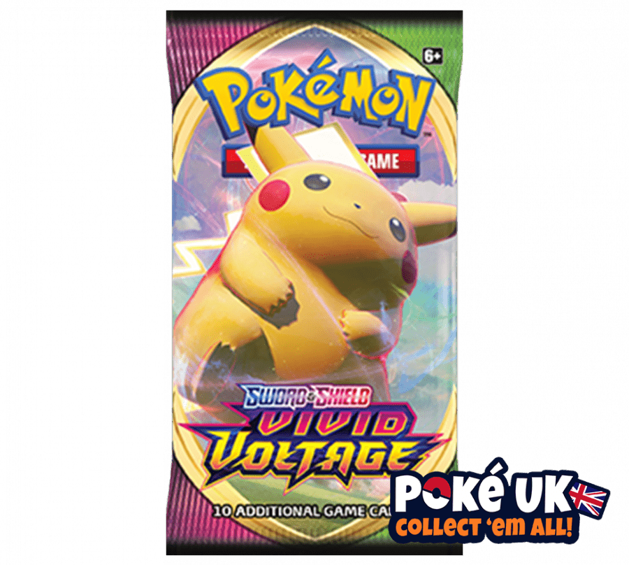 Pokemon Vivid Voltage Booster Pack 3 - pokemon trading card game