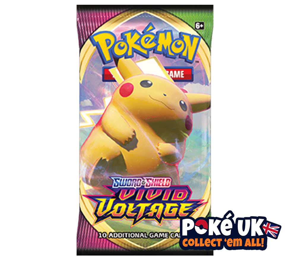 Pokemon Vivid Voltage Booster Pack 3 - pokemon trading card game
