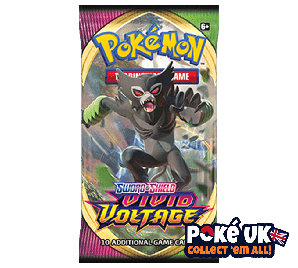 Pokemon Vivid Voltage Booster Pack 4 - pokemon trading card game
